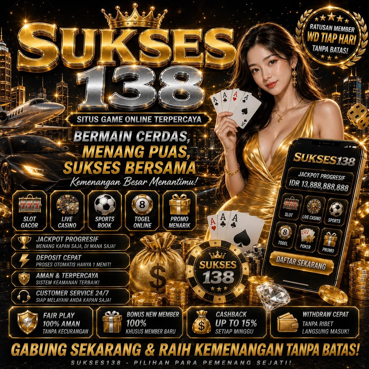 SUKSES138 Banner